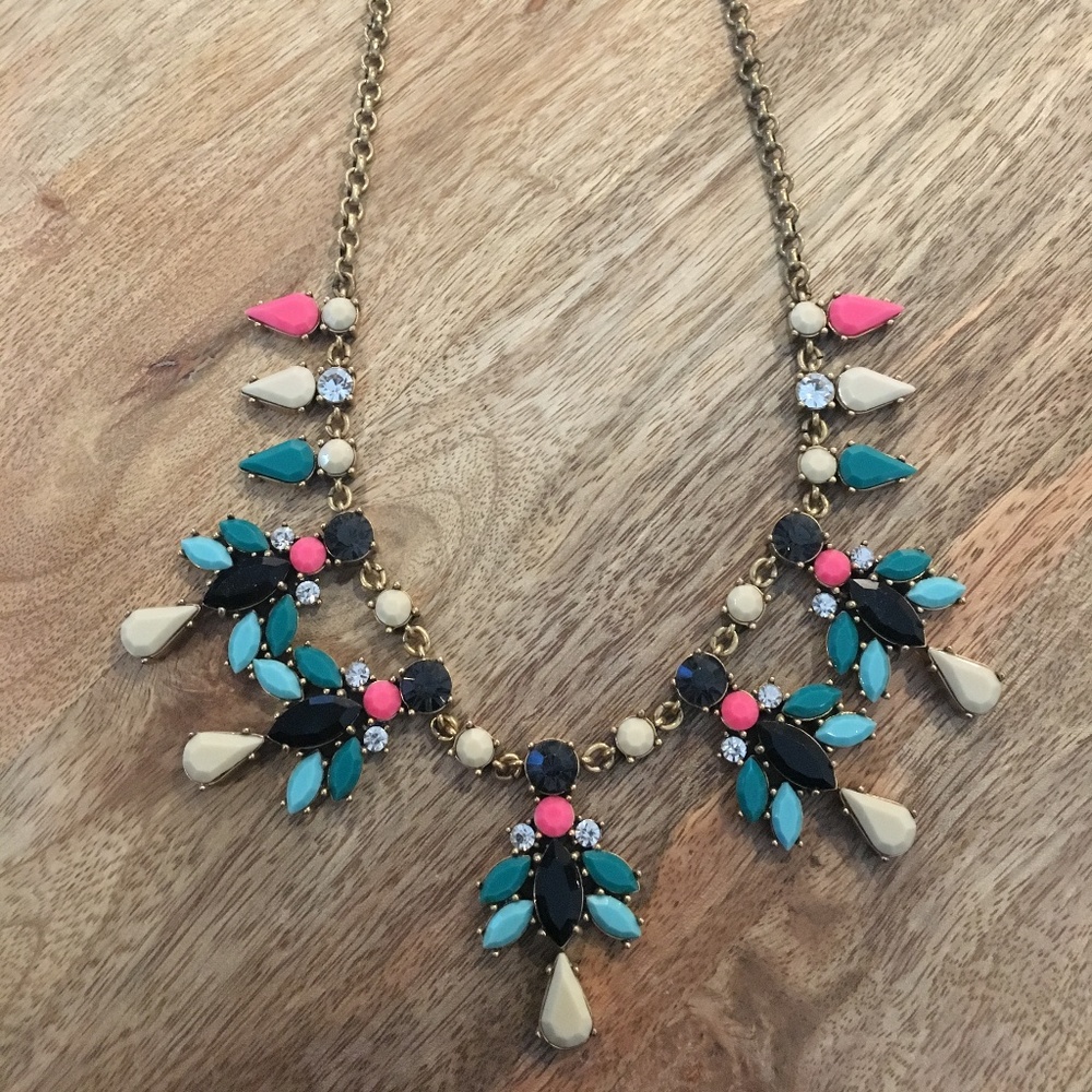 J. Crew Multi-colored Statement Necklace